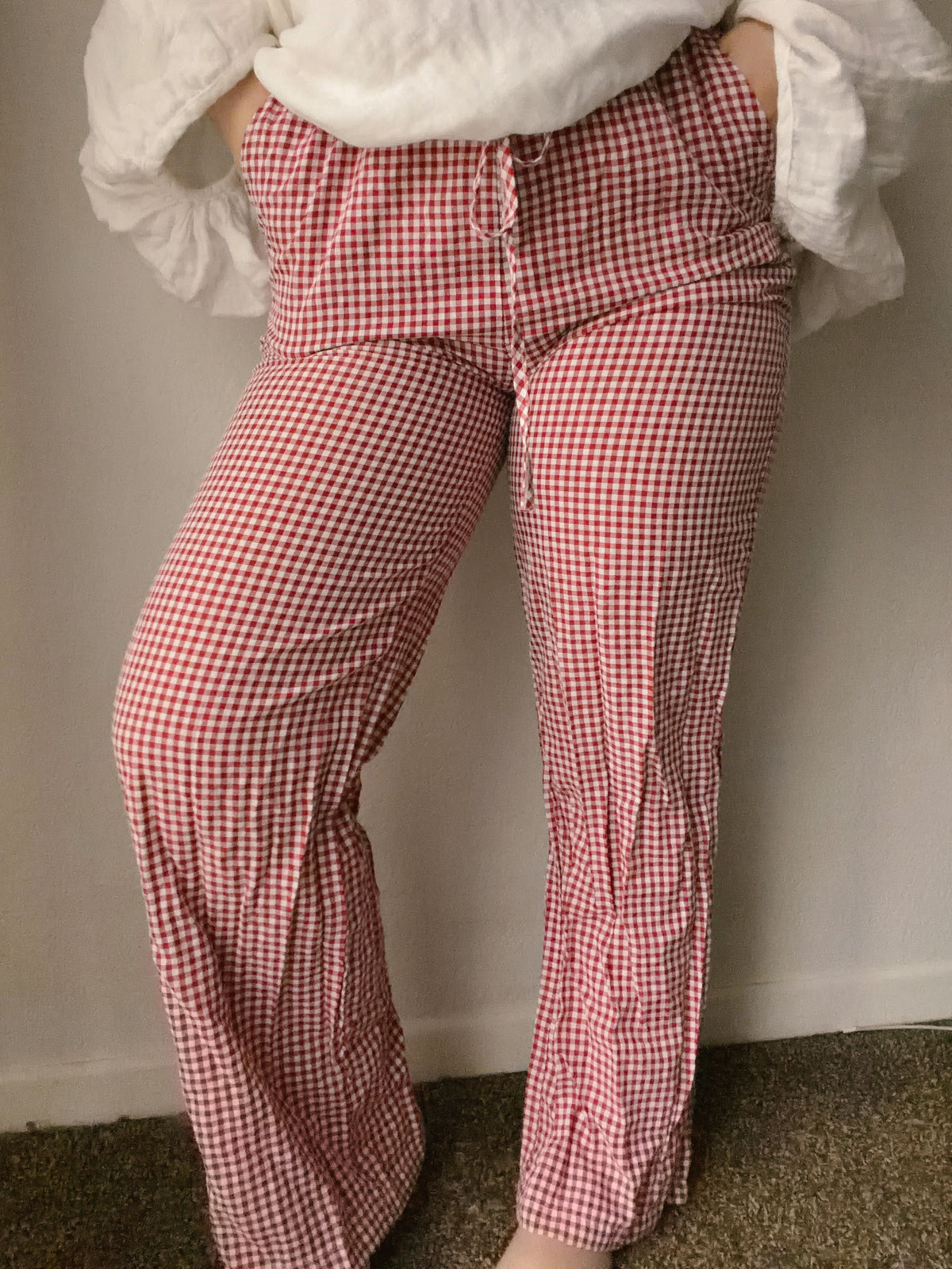 Apple Picking Gingham Pants