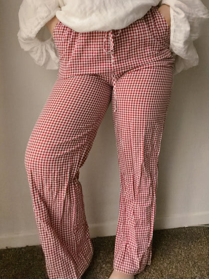 Apple Picking Gingham Pants