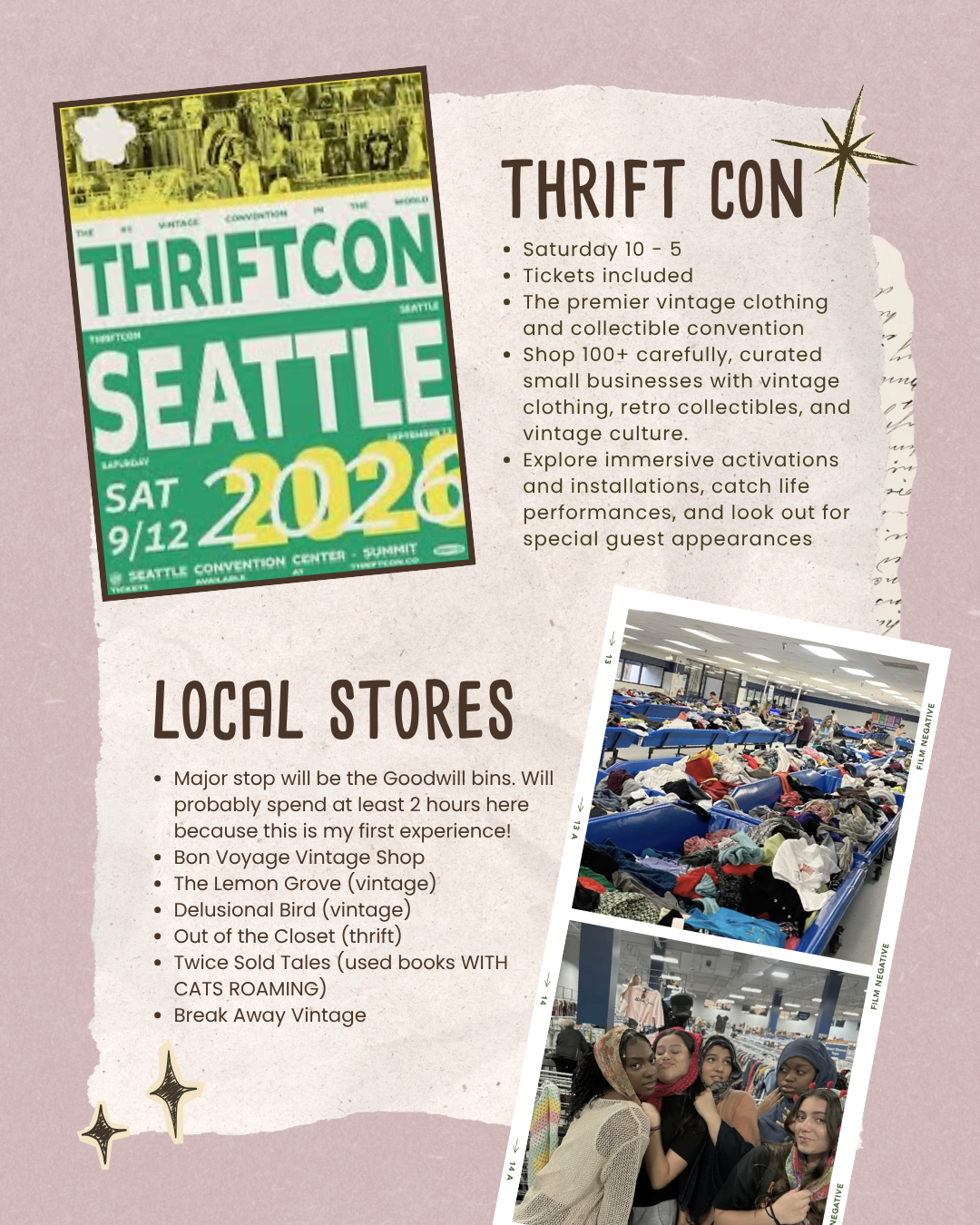 Secondhand In Seattle Girls Trip - Early Bird