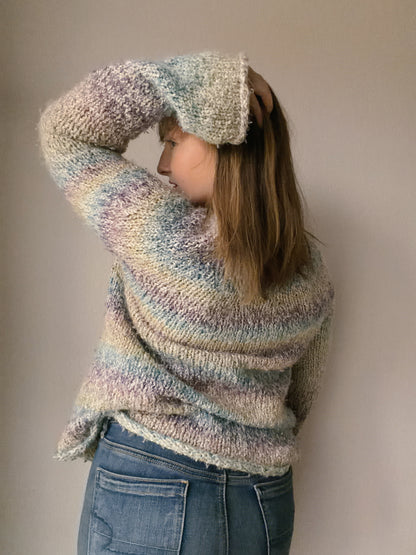 Pastel Ombré Knit Sweater