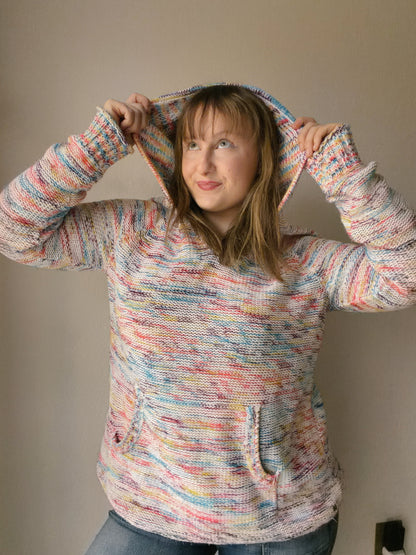 Eddie Bauer Rainbow Knit Hoodie