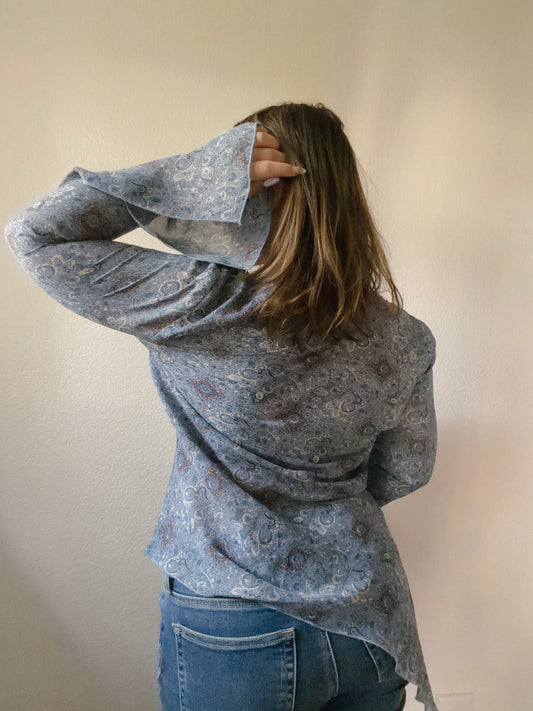 Periwinkle Paisley Fairy Top