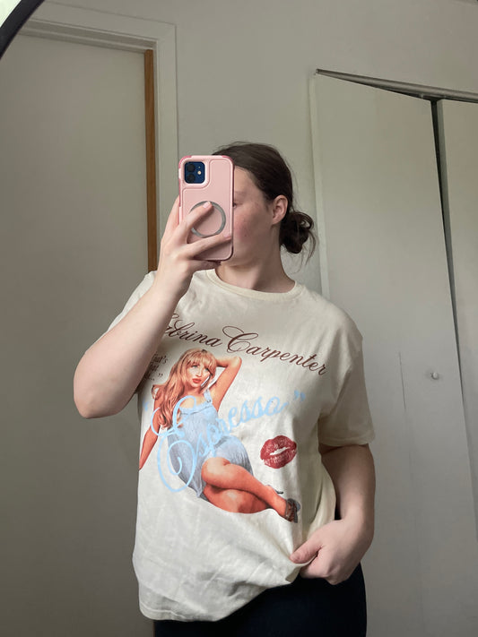 Sabrina Carpenter Graphic Tee | From the Rack | Grace Thrifts