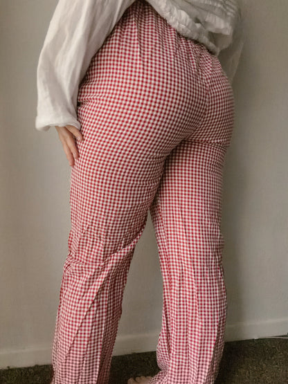 Apple Picking Gingham Pants