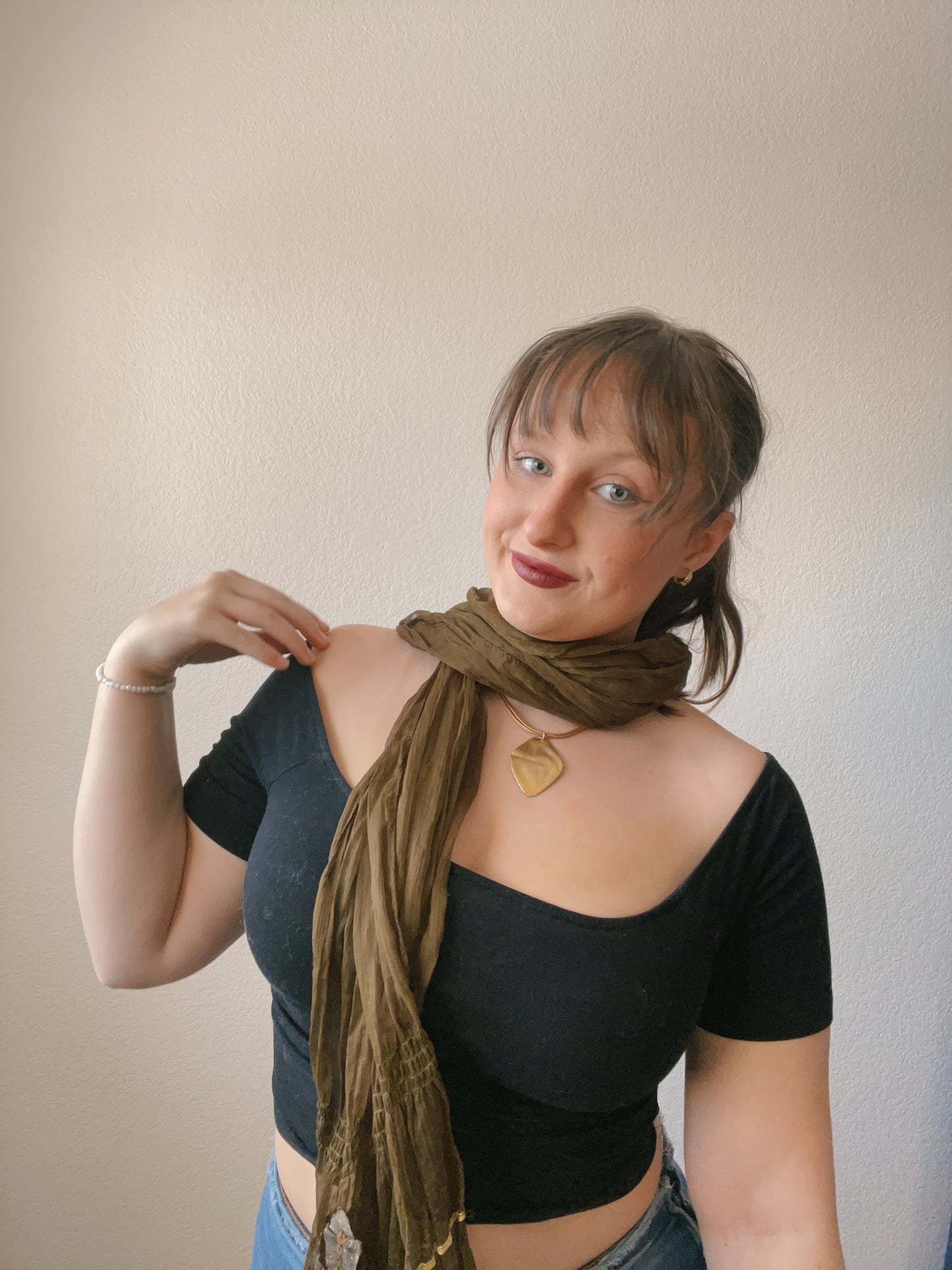 Boho Sequin Tassel Scarves | From the Rack | Grace Thrifts