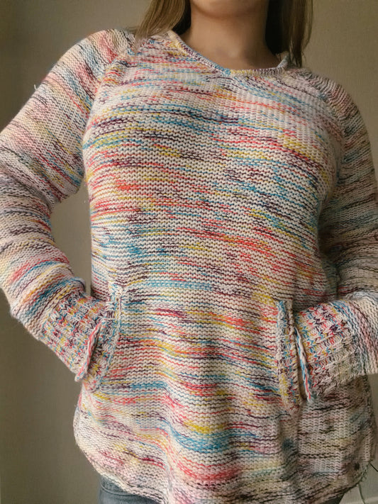 Eddie Bauer Rainbow Knit Hoodie