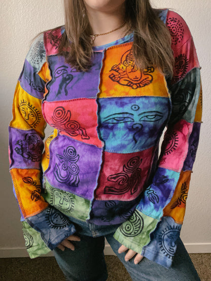 Nepal Quilt Patchwork Top
