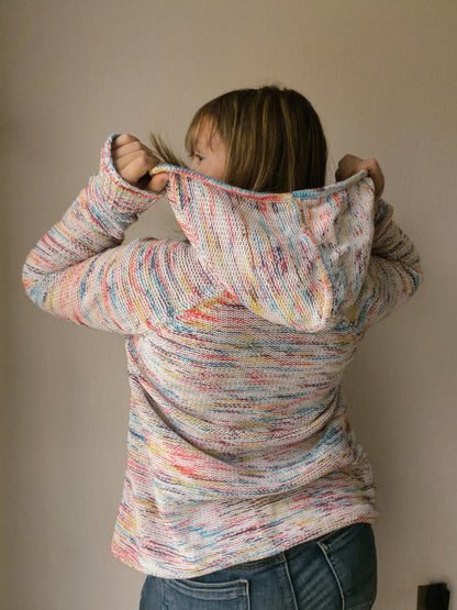 Eddie Bauer Rainbow Knit Hoodie