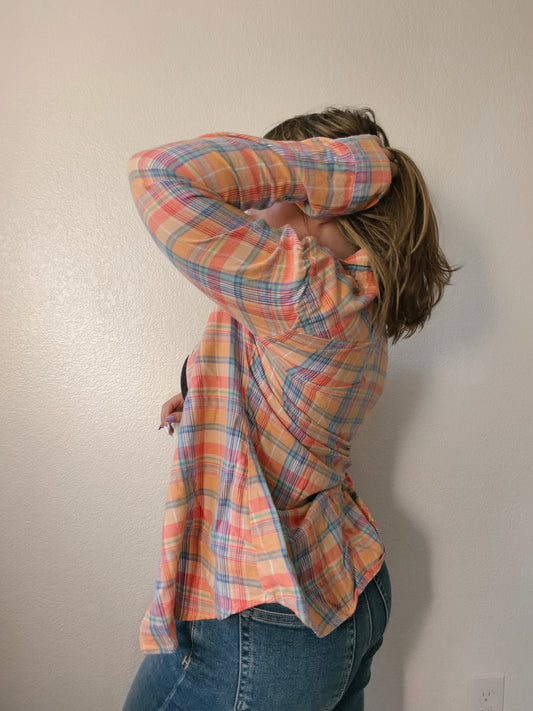 Eddie Bauer Orange Flannel
