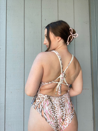 Love Island Leopard Swimsuit | From the Rack | Grace Thrifts