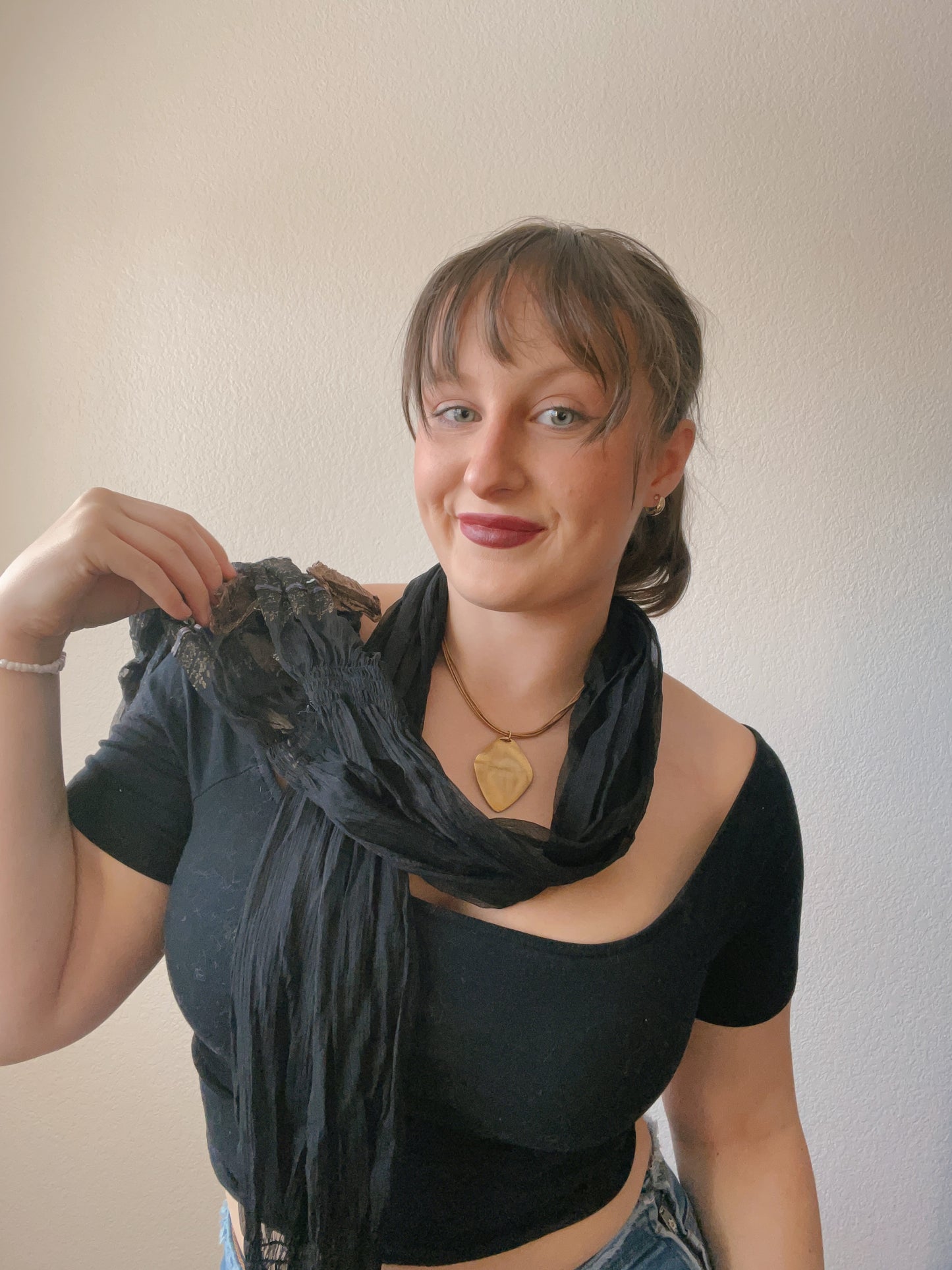 Boho Sequin Tassel Scarves | From the Rack | Grace Thrifts