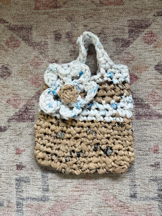 Handmade Recycled Plastic Handbag