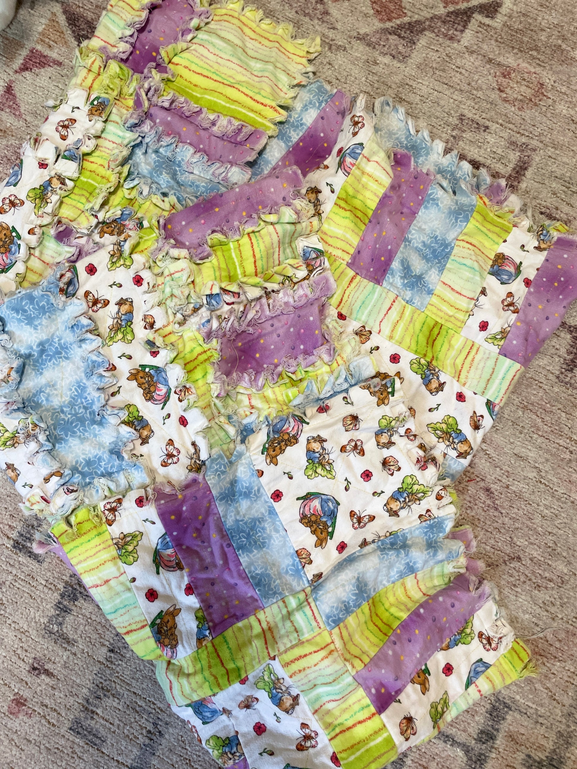 Vintage Bunny Picnic Blanket | From the Rack | Grace Thrifts