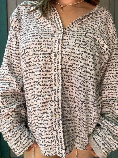 Vintage Victoria Secret Button Up Shirt | From the Rack | Grace Thrifts