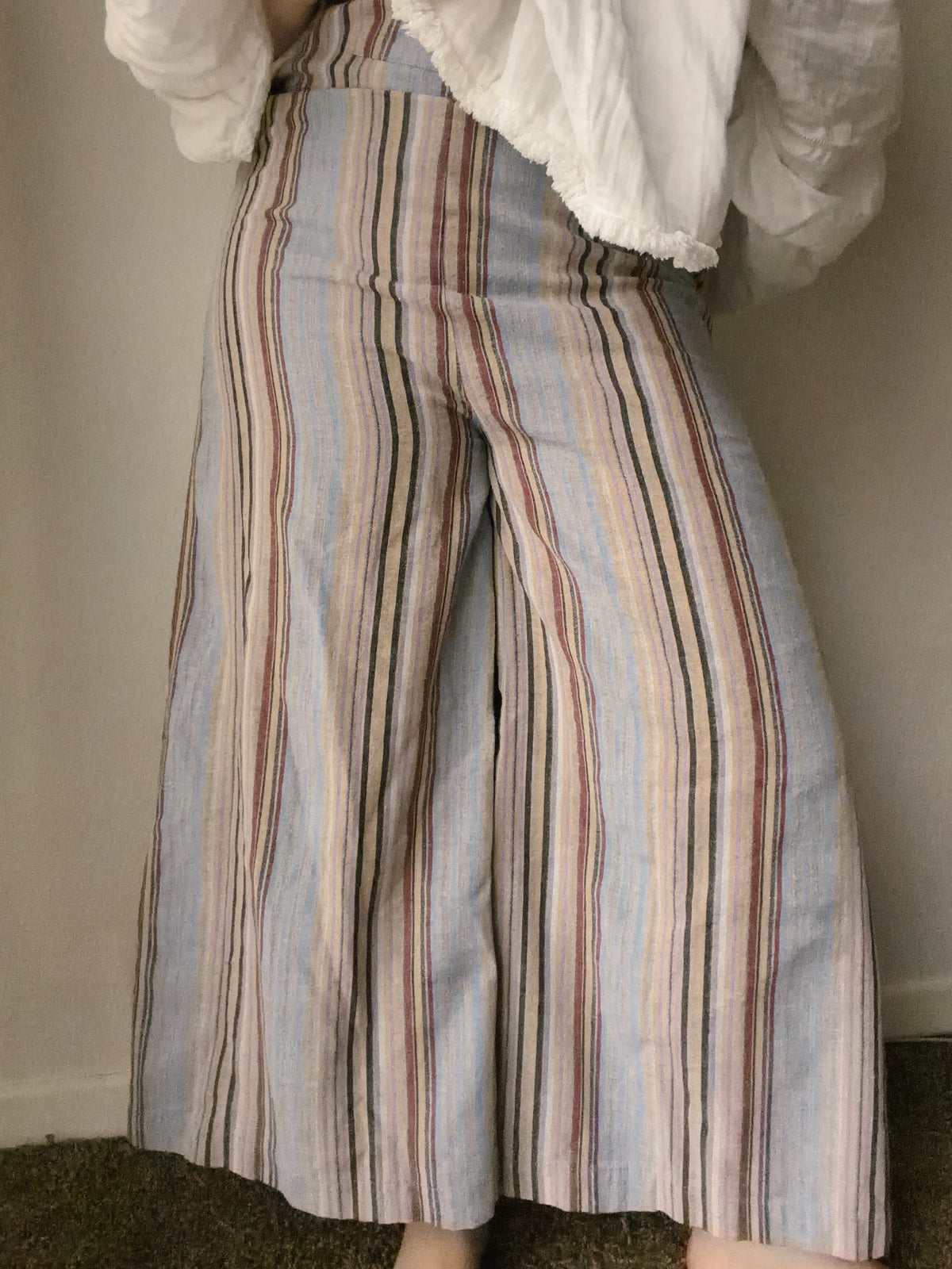 Berry Striped Jumpsuit