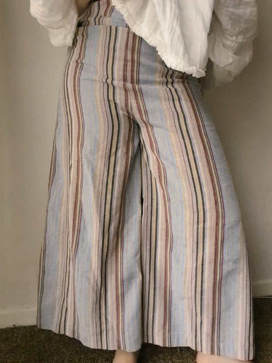 Berry Striped Jumpsuit