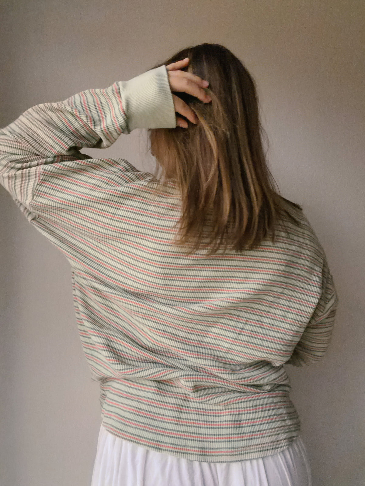Light Sage Striped Shirt