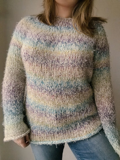Pastel Ombré Knit Sweater