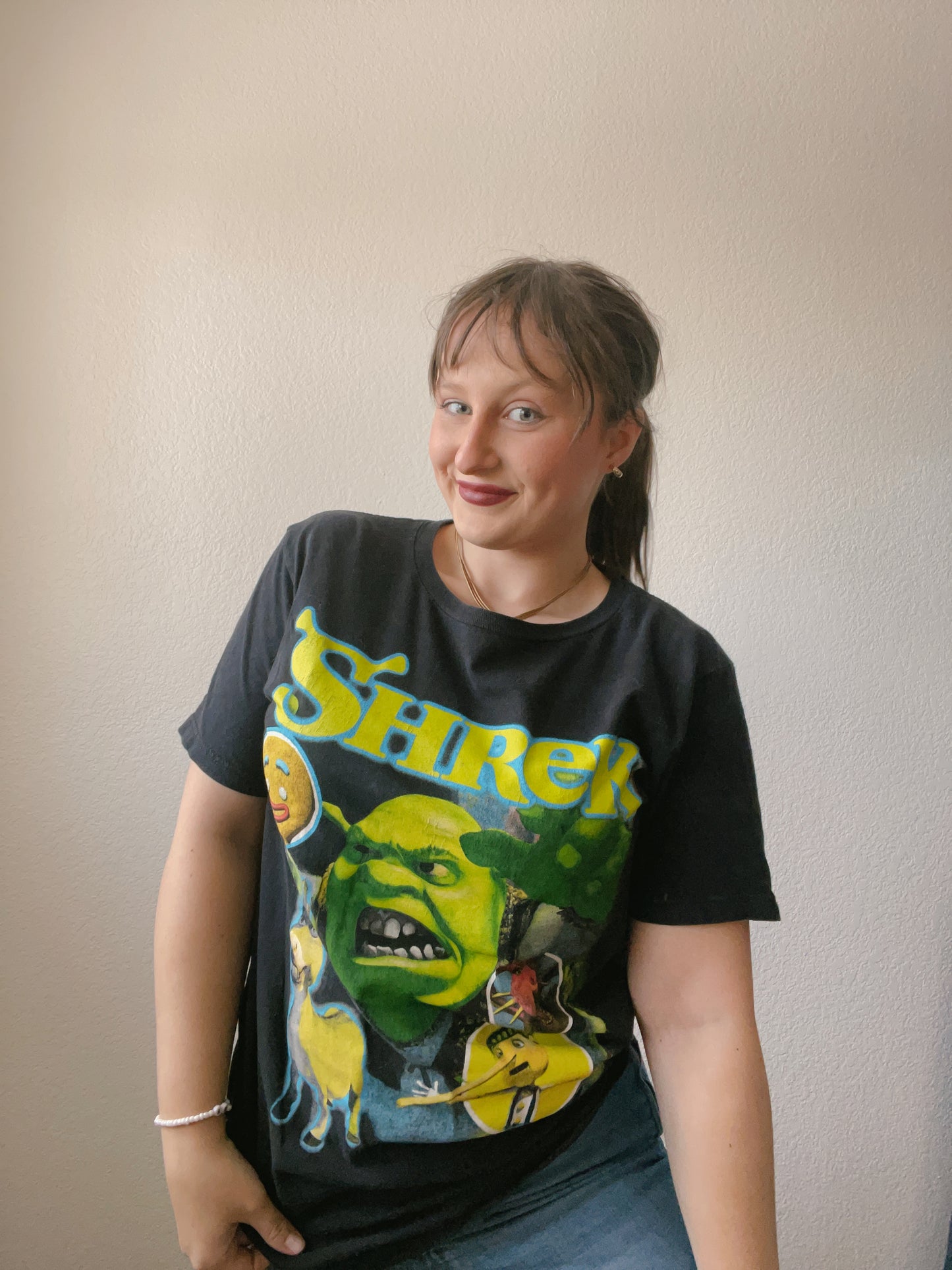 Black Shrek Graphic Tee