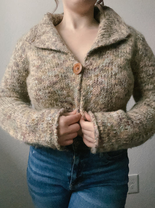 Cottage core Wool Cardigan | From the Rack | Grace Thrifts