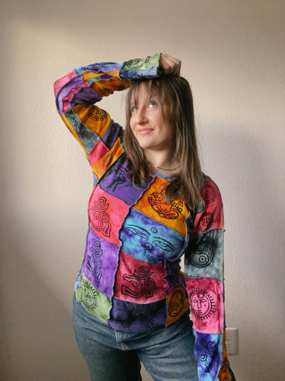 Nepal Quilt Patchwork Top