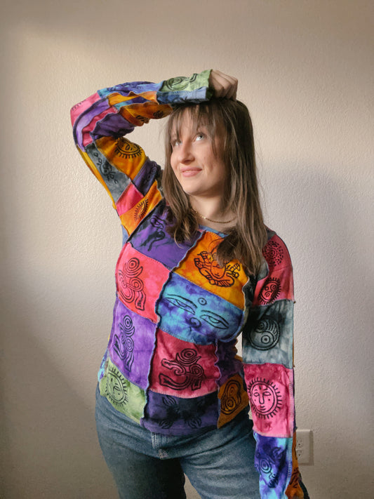 Nepal Quilt Patchwork Top