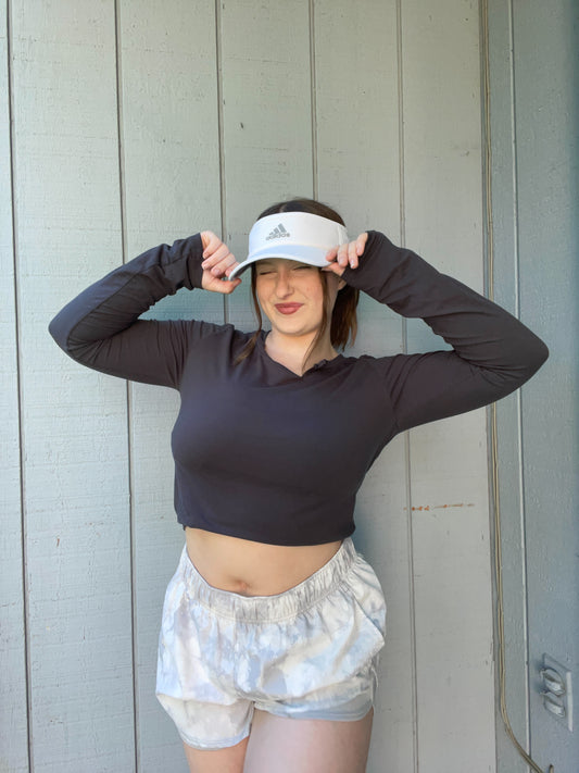 White Adidas Visor