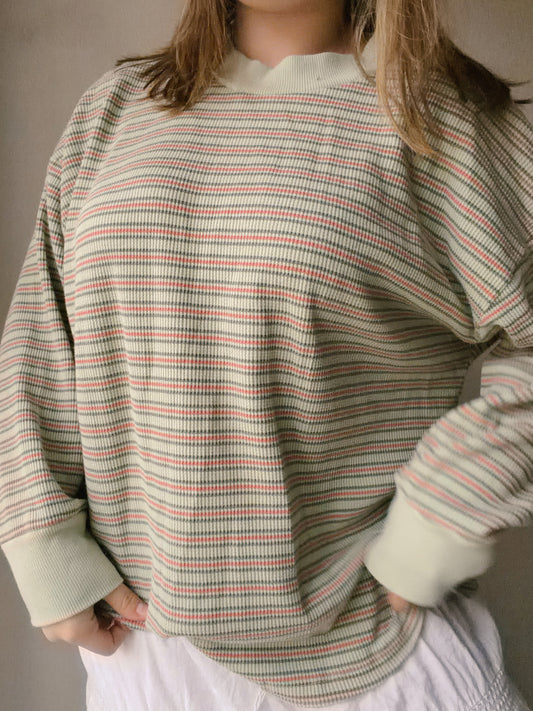 Light Sage Striped Shirt
