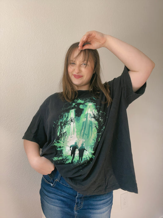 Green Alien Graphic Tee