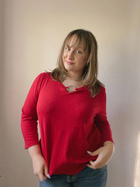 Ruby & Diamond Pendant Top
