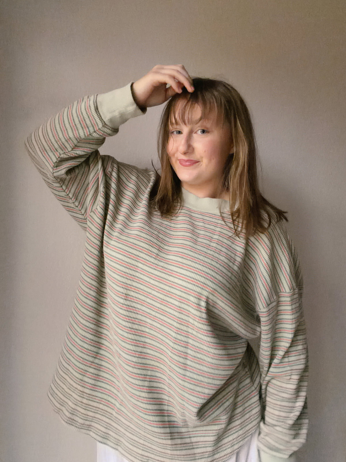 Light Sage Striped Shirt
