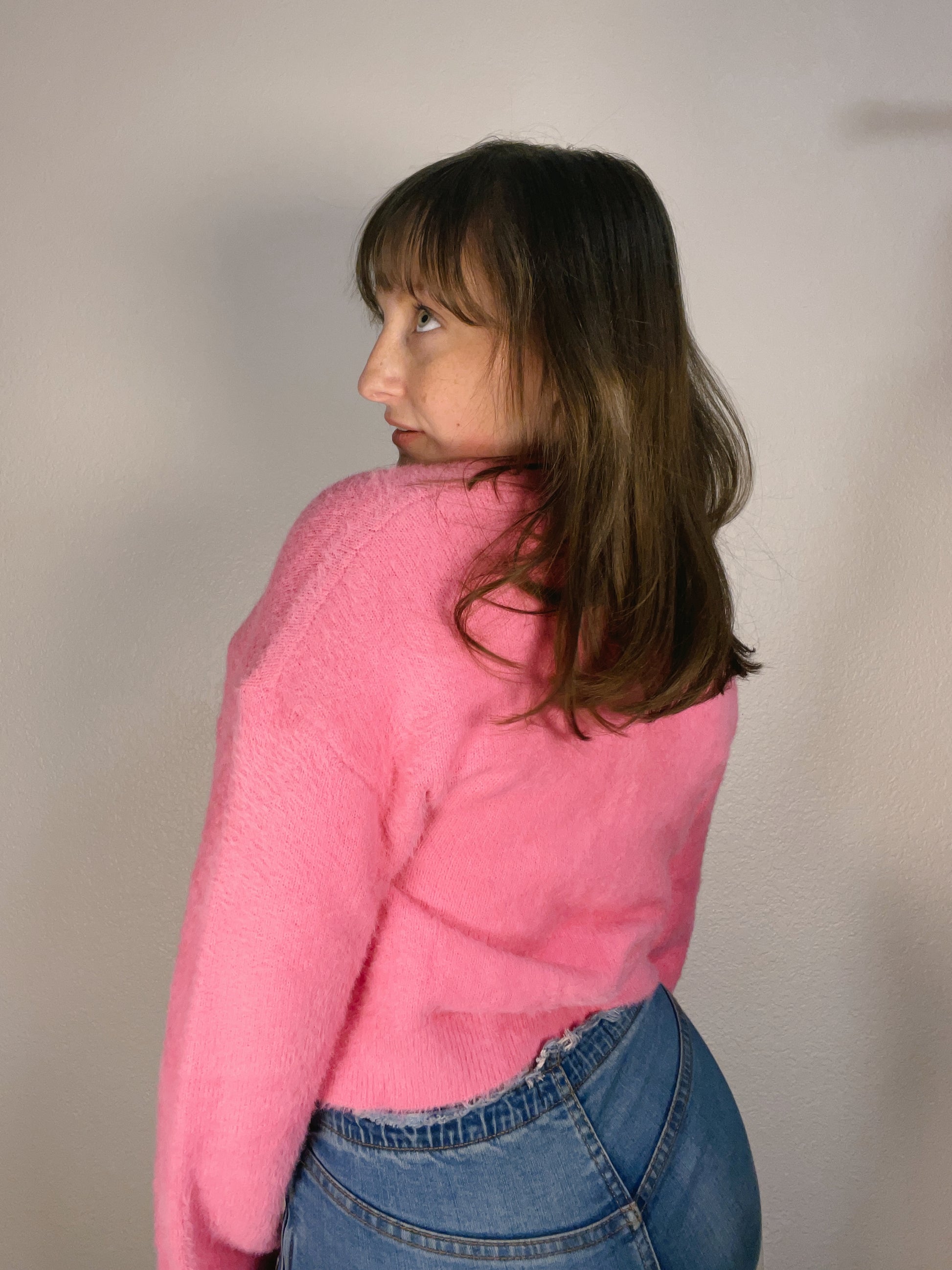 Bubblegum Pink Sweater | From the Rack | Grace Thrifts