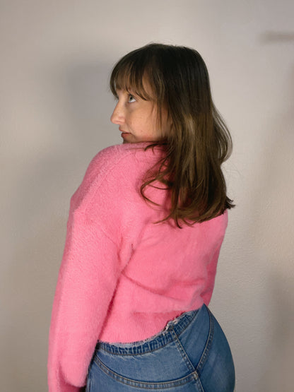Bubblegum Pink Sweater | From the Rack | Grace Thrifts