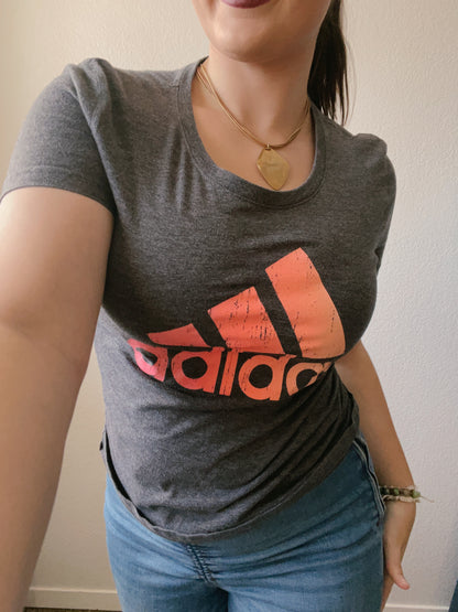 Grey Adidas Graphic Tee