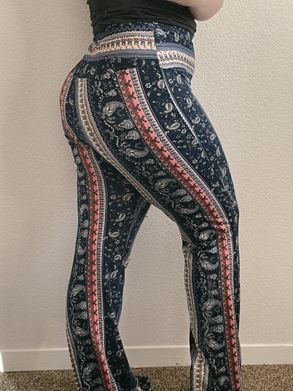 Paisley Flare Leggings