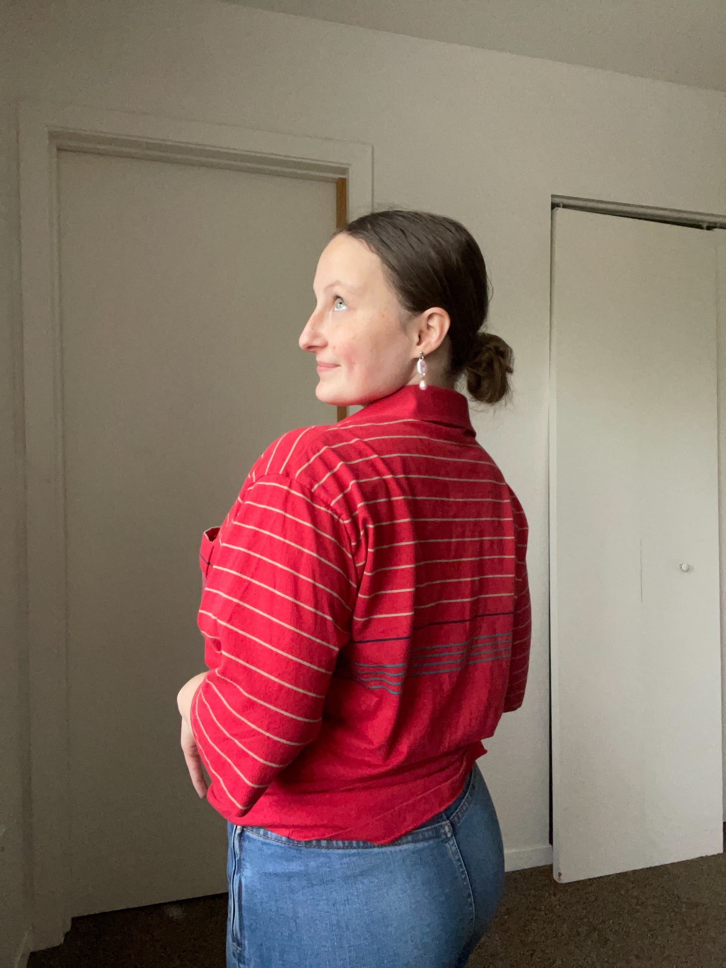 Red Striped Polo