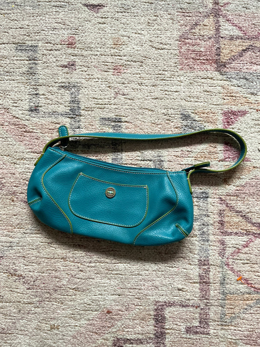 Tommy Hilfiger Teal Clutch | From the Rack | Grace Thrifts