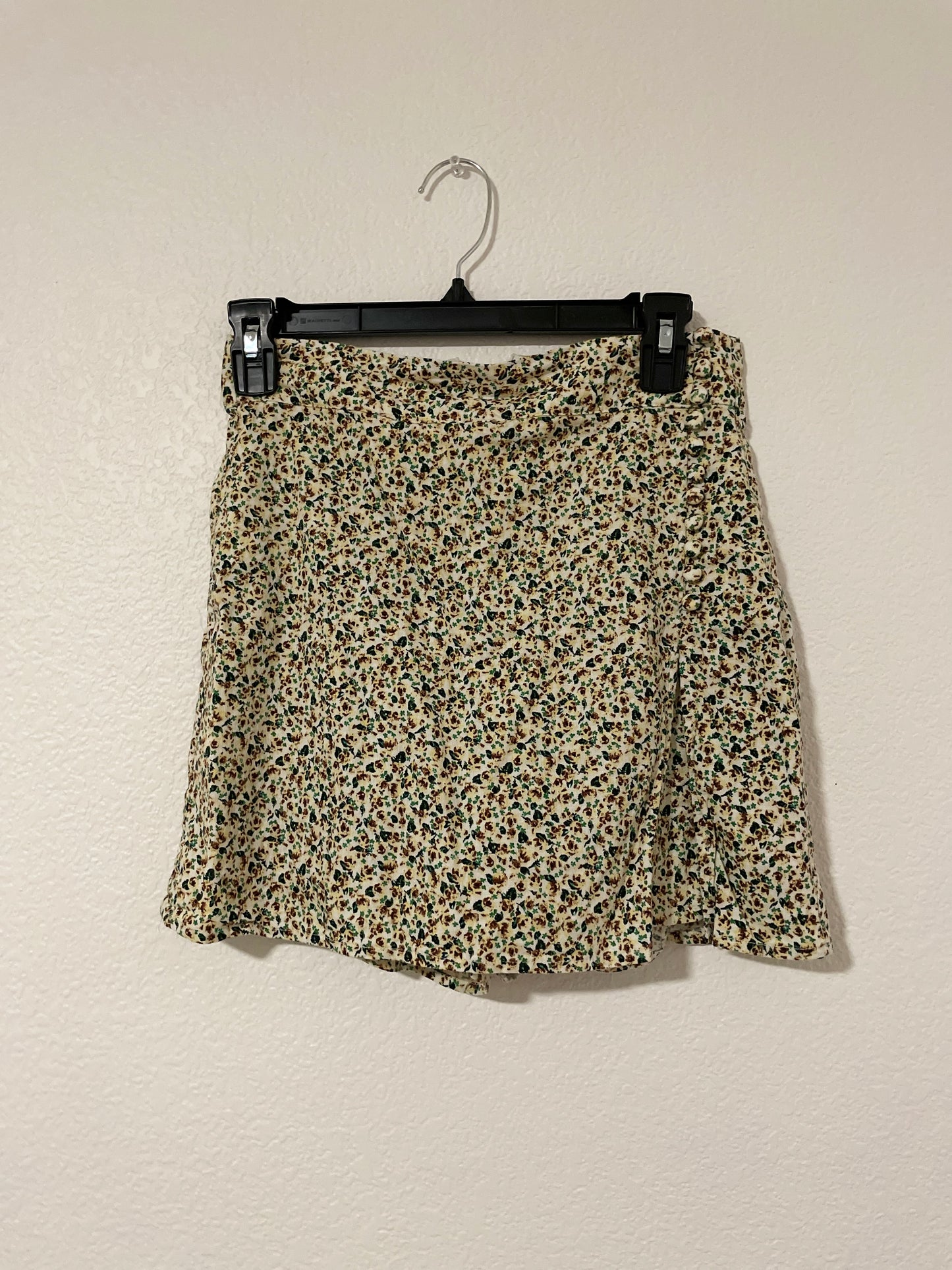 Zara Floral Mini Skort  | From the Rack | Grace Thrifts
