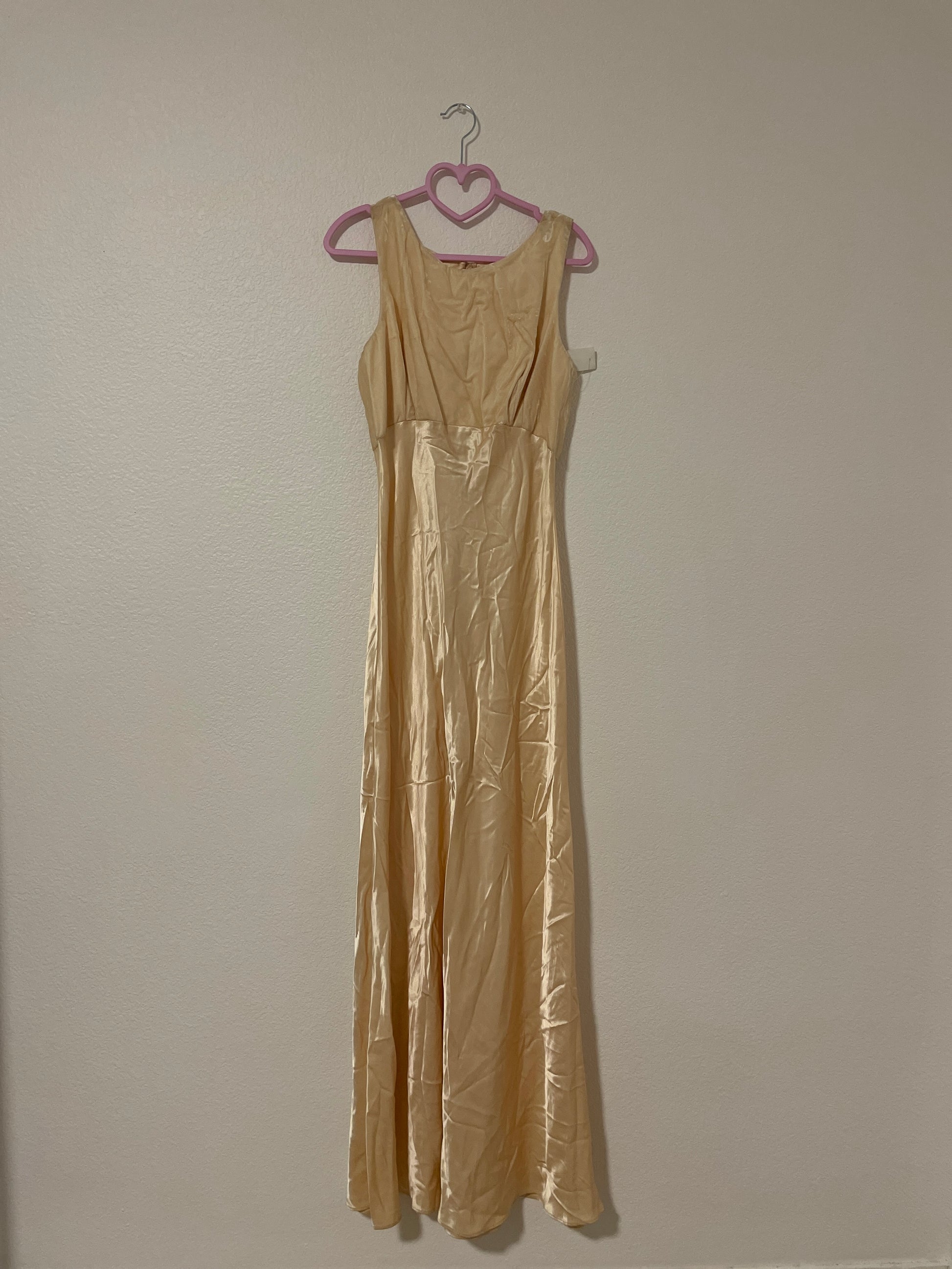 Vintage Velvet Yellow Evening Dress | From the Rack | Grace Thrifts