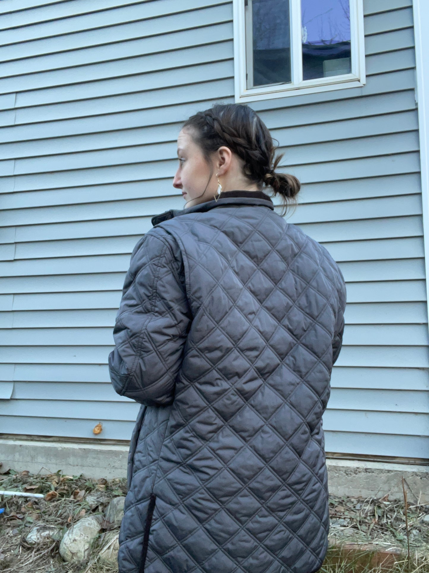 Quilted Button Up Coat | From the Rack | Grace Thrifts | Curated Secondhand Styles | Wasilla, AK