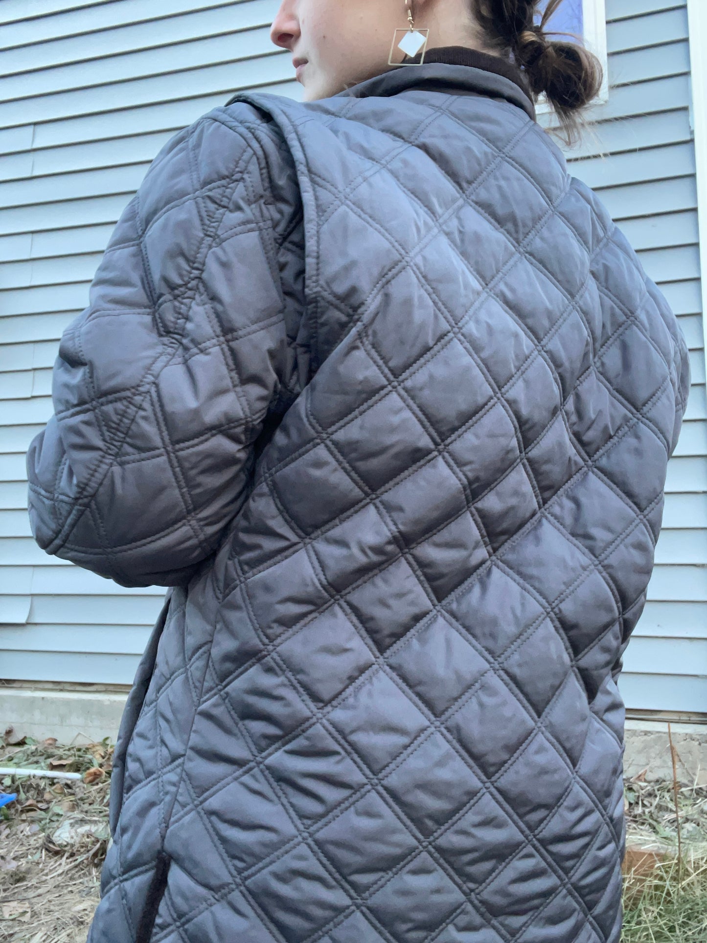 Quilted Button Up Coat | From the Rack | Grace Thrifts | Curated Secondhand Styles | Wasilla, AK