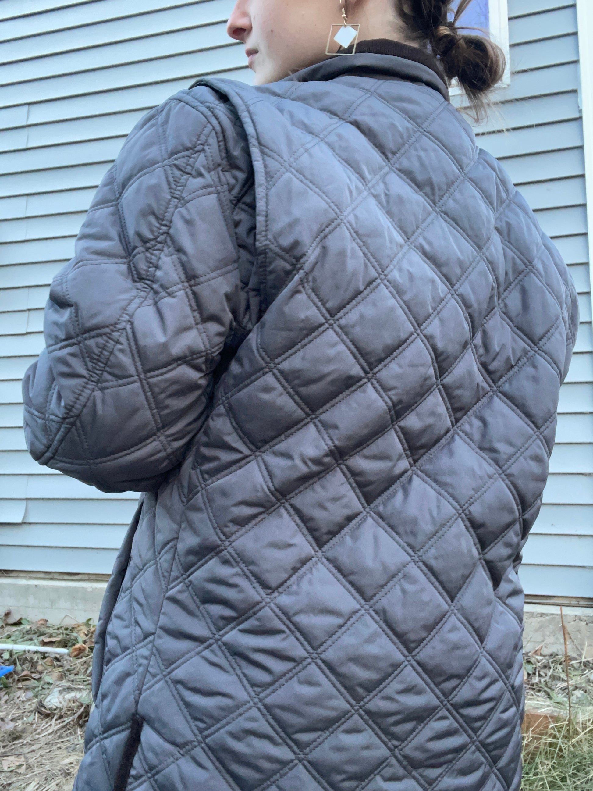 Quilted Button Up Coat | From the Rack | Grace Thrifts | Curated Secondhand Styles | Wasilla, AK