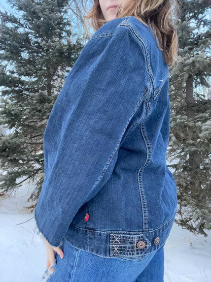 Dickies Cropped Jean Jacket | From the Rack | Grace Thrifts