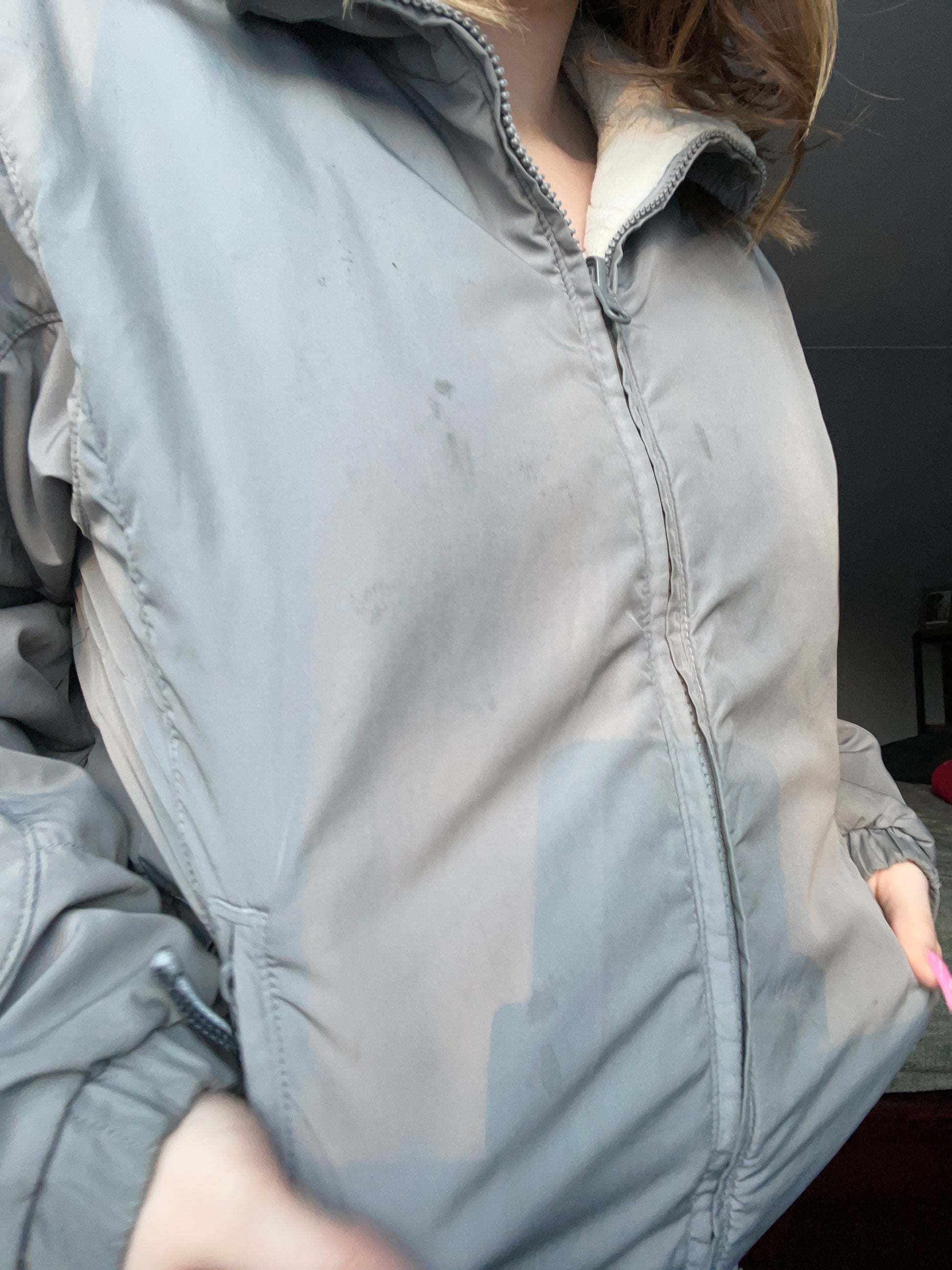 Grey Columbia Windbreaker | From the Rack | Grace Thrifts
