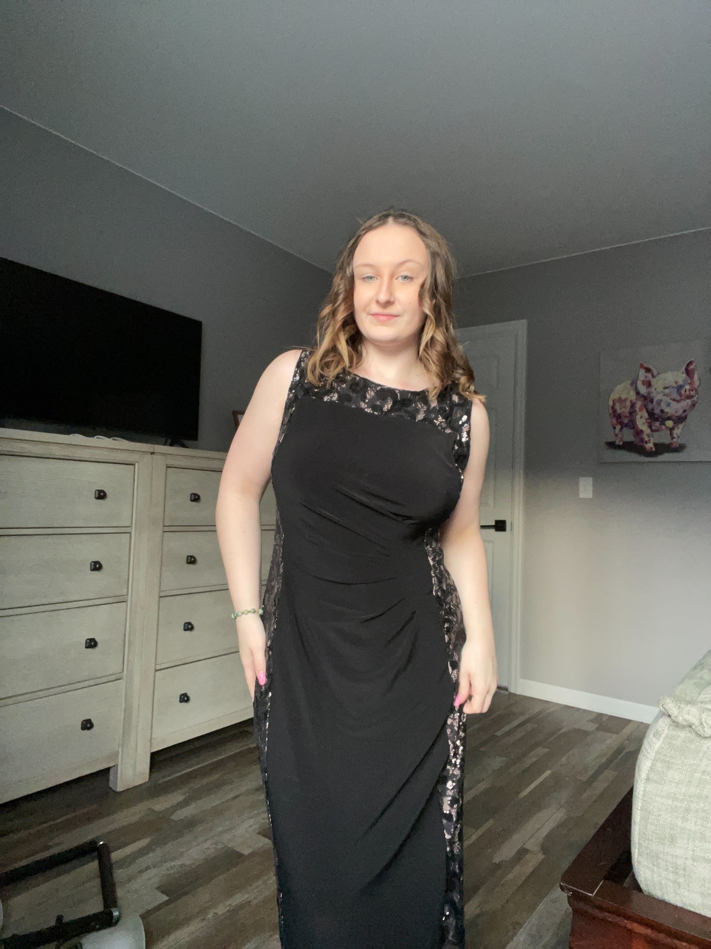 Black Ralph Lauren Evening Dress | From the Rack | Grace Thrifts