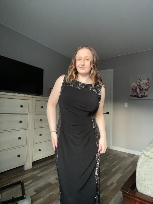 Black Ralph Lauren Evening Dress | From the Rack | Grace Thrifts