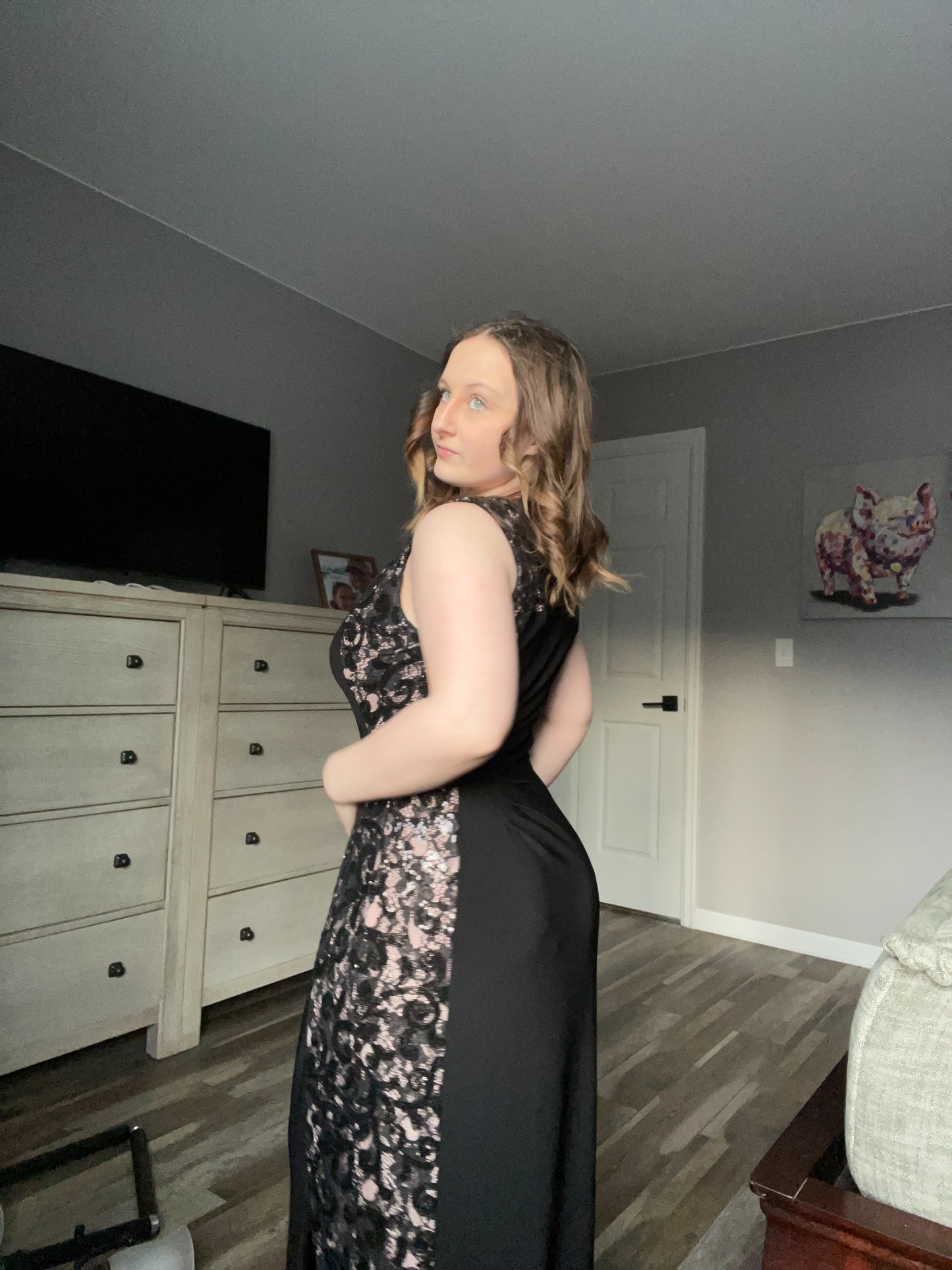Black Ralph Lauren Evening Dress | From the Rack | Grace Thrifts