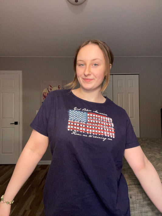American Flip Flop Graphic Tee | From the Rack | Grace Thrifts