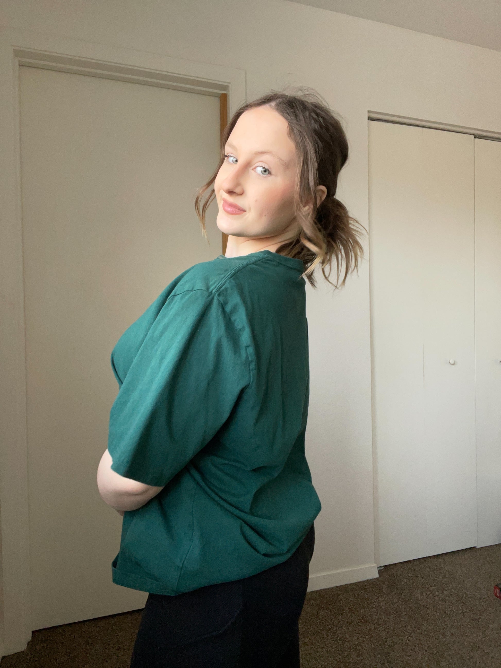 Classic Teal Graphic Tee | From the Rack | Grace Thrifts