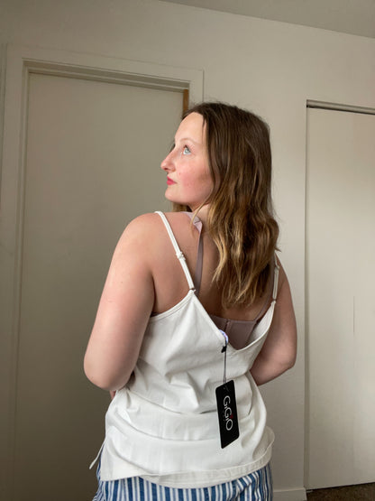 NWT White Lace Tank Top | From the Rack | Grace Thrifts
